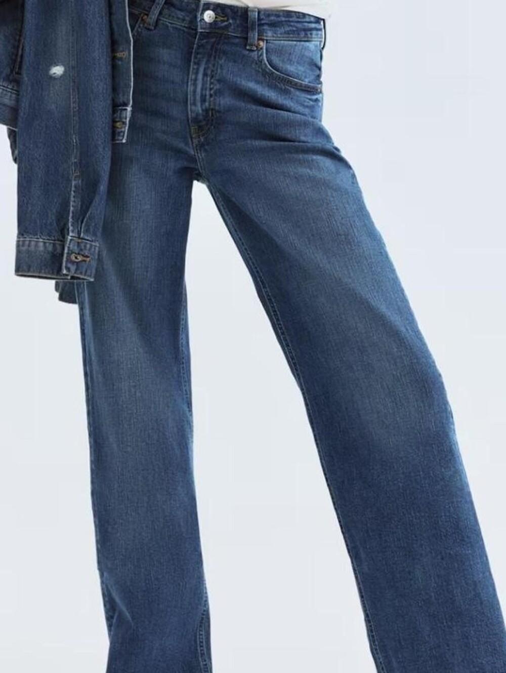 H&M Wide High Waist Jeans